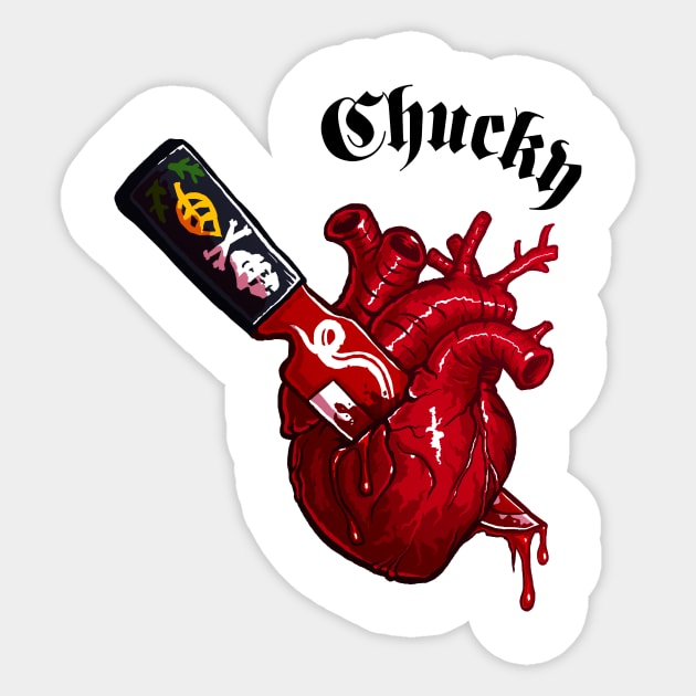 Chucky Forever ♥ Sticker by Samhain1992